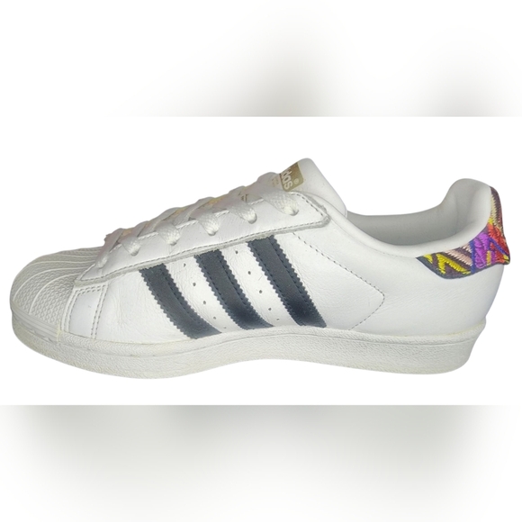 Adidas Superstar W/Embroidery, Womens 6 - Picture 6 of 8